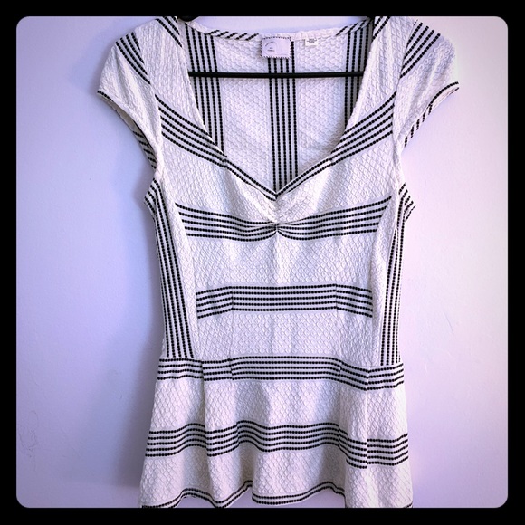 Anthropologie Postmark Textured Peplum Top XS - Picture 9 of 9